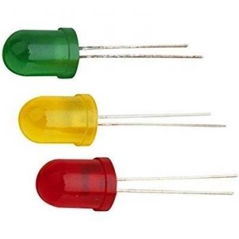 Pack de 100 uds LED 10 mm color rojo Electro Dh 12.675/10/R/AL 8430552059874