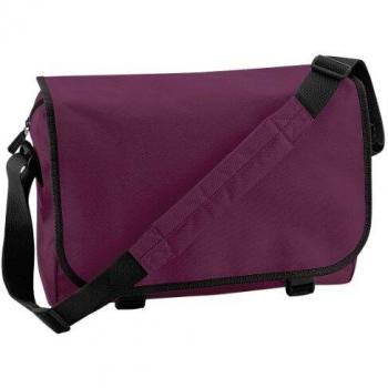 Bolso bandolera ajustable Bagbase (11 litros) burdeos