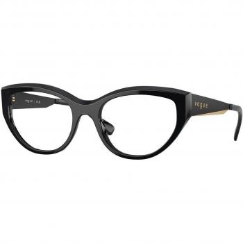 Vogue Eyewear VO5560 W44 Women’s Eyeglasses Black Size 51 (Frame Only) - Blue Light Block Available