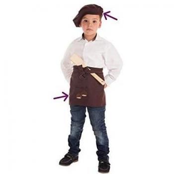 Creaciones Llopis Kit de Castañero para niño: Delantal y Boina