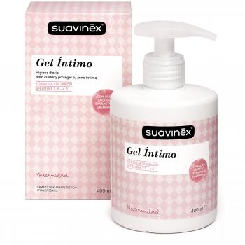 Suavinex – Gel íntimo para embarazo y postparto. Fórmula sin Jabón. Ph entre 4.5 y 0.5. 92% Ingredientes de Origen Natural, 500ml