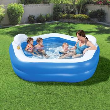 Bestway Piscina hinchable Family Fun 213x206x69 cm Azul