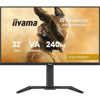 Monitor Gaming iiyama G-MASTER GB3295QSU-B1 31.5 Quad HD 240Hz VA HDR400 FreeSync Premium con Altavoces