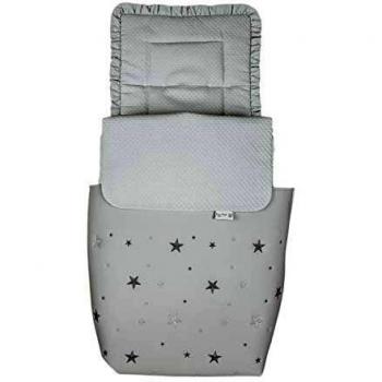 Saco para Capazo de bebé Universal Rosy Fuentes en color gris