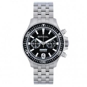 Reloj Breil Manta P.R.O. Chrono 42mm negro cuarzo acero TW2012