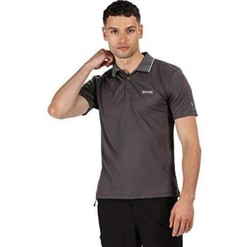 Regatta Maverick V-Polo Deportivo De Secado Rápido T-Shirts/Polos/Vests, Hombre, Magnet, S