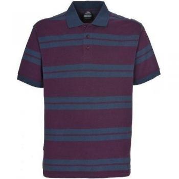 Trespass Atlantika - Polo para hombre, color borgoña, talla M
