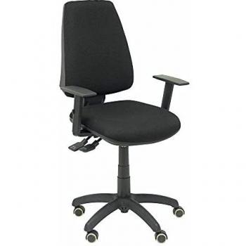 Piqueras y Crespo Elche Silla de Oficina, Tela, Negro, 109x46x46 cm