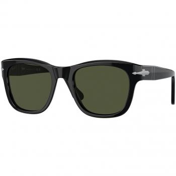 Persol 3313S Bold and Refined Black Sunglasses for Men, Size 55mm