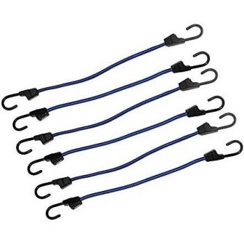 Cuerdas Elásticas Bungee Silverline 6 Pzas 400 mm