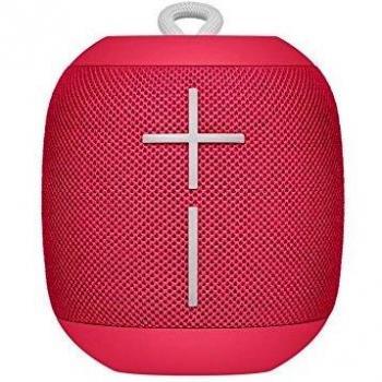 Ultimate Ears WONDERBOOM - Altavoz inalámbrico Individual, Bluetooth, Resistente a los Golpes, Impermeable, con conexión por Partida Doble, Color Raspberry