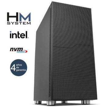 PC Sobremesa HM Solano C8+ Silenciosa - Torre ATX - Intel Core i5 12400 - 16GB DDR4 - 500GB SSD M.2 NVMe - USB 3.0 - Garantía