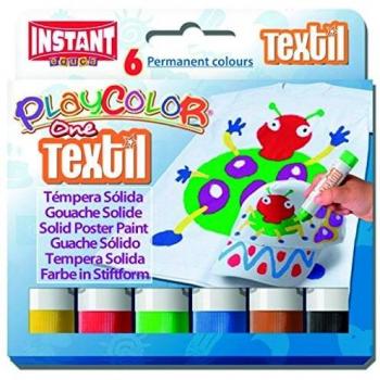 PLAYCOLOR 400603 recinto Comptoir 30 Sticks Gouache sólido One Basic Gouache 15 x 10 x 20 cm, Multicolor