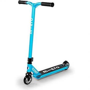 Patinete Freestyle Micro Ramp Azul, Diseño Original, Ruedas 100mm, Peso 3.7kg, Carga Máx 100kg, Altura 81.1cm, Manillar 51cm