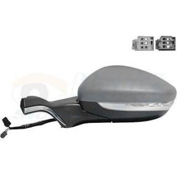 Espejo retrovisor VAN WEZEL 4034805, tipo: espejo retrovisor, características: diseño específico para vehículos, ajuste manual, cristal convexo para mayor visibilidad, instalación sencilla, cumple con estándares de calidad
