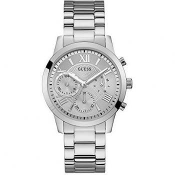 Guess Womens Analogue Classic Quartz Watch with Stainless Steel Strap W1070L1