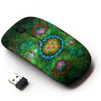 Hypernova J2.4G Ratón móvil portátil inalámbrico Ratones ópticos con receptor USB, 3 botones para po