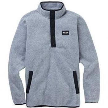 Burton Hearth Sudadera, Hombre, Gray Heather, L