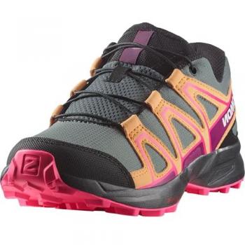 Zapatillas de Trail Running Salomon Speedcross gris fucsia infantil - 31, ajuste preciso, agarre, comodidad y practicidad