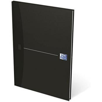 Cuaderno Oxford Smart Black A4, encuadernado, 96 hojas, cuadriculado 5mm, tapa dura