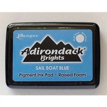 Adirondack - Brights - Tampón de tinta, diseño de barcos color azul
