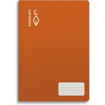 Escolofi Libreta Grapada DIN A4 32 Hojas 70 Gramos Milimetrado 3x3x16 Tapa Blanda Escolofi Naranja