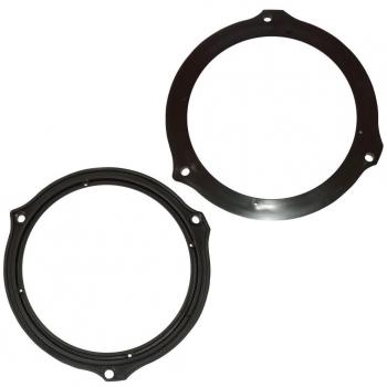 AERZETIX: 2 Adaptadores soportes de Altavoces - 165mm - Puertas Traseras – para Automóvil