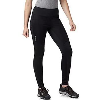Columbia Titan Wind Block II Tight Mallas Mujer, Negro, S/R