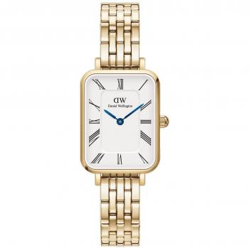 Daniel Wellington Quadro Roman Gold Stainless Steel Women's Watch DW00100688
