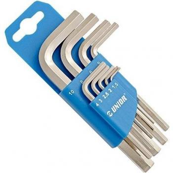 Unior Set Of Allen Keys In Plastic Clip