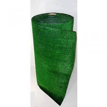 AGRIPRO Césped sintético de 1 x 25 m, se puede pisar, hierba artificial, 7 mm, alfombra verde