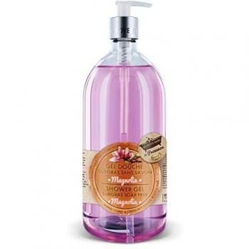 Les Petits Bains de Provence Superfat Magnolia Shower Gel 1 Liter for Sensitive Skin