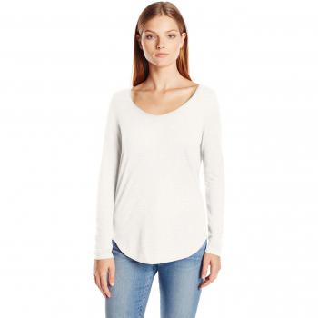 Vero Moda 10158658, Camiseta de Manga Larga Para Mujer, Blanco
