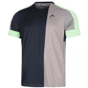 Camiseta de Manga Corta para Hombres HEAD Play Tech Azul Oscuro - Talla L