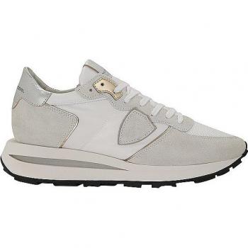 Philippe Model Tropez Haute White Sneakers for Men and Women, Size 10 US