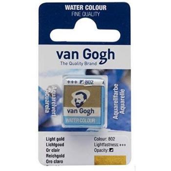 Van Gogh Watercolor Half Pan Light Gold
