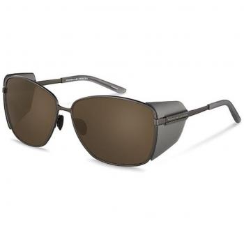 Porsche Design P8599 A/V603 Men's Brown Sunglasses 63mm Titanium