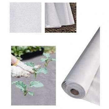 Malla Geotextil Antihierbas 105 gr Blanca Eco-Resistente con Protección UV para Jardín y Huerto - 3x50 m (150m2)