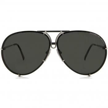 Porsche Design P8478 J Men's Black Sunglasses 63mm