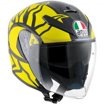 AGV Casco Moto K-5 Jet E2205 Top, rojos Winter Test 2011, MS