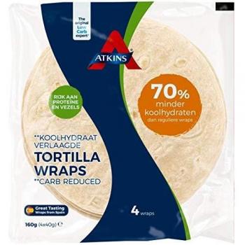 Tortillas Proteicas (Wraps) LowCarb Atkins 160 g