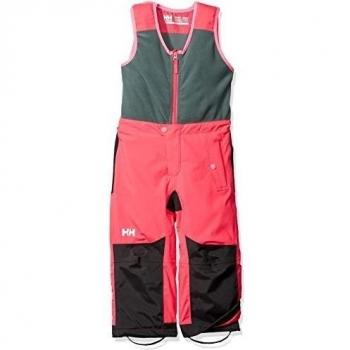 Helly Hansen K Powder Bib - Mono de esquí para niños, color rosa, talla 134/9