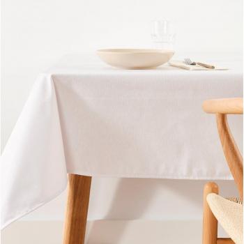 Mantel Liso Blanco 103 cm resinado antimanchas