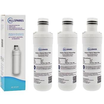 Filtro de agua Allspares (3 unidades) compatible con frigorífico LG LT1000P / AGF80300704 / ADQ74793501