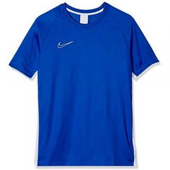 NIKE B NK Dry Acdmy Top SS Camiseta de Manga Corta, Niños, Game Royal/White/White, L