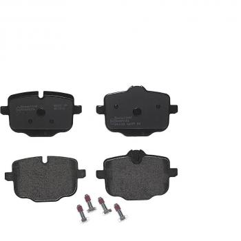 BREMBO P06061 Low-Met Rear Disc Brake Pad Set of 4 for BMW