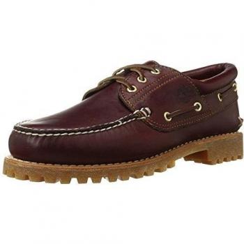 Timberland Authentic Burgundy Boat Shoe for Men, Size 11.5