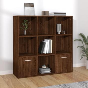 Estantería Librería Roble Marrón 98x30x98 cm