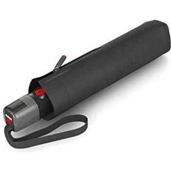 Knirps T.300 Large Duomatic Paraguas Plegable, 32 cm, Negro