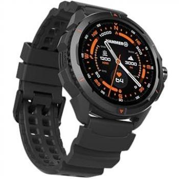 Smartwatch Hammer Watch 2 - Pantalla AMOLED, GPS, 530 mAh, hasta 13 días de autonomía, Modo Deportivo, Linterna integrada, Robusto y Apto para Uso en Exteriores